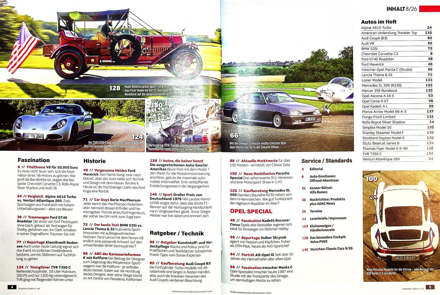 Classic Cars Auto Zeitung