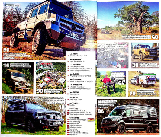 4 x 4 action