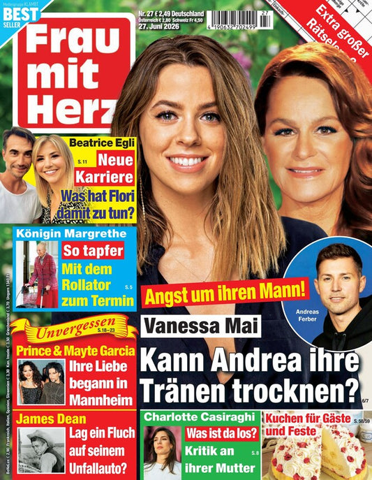 Frau mit Herz