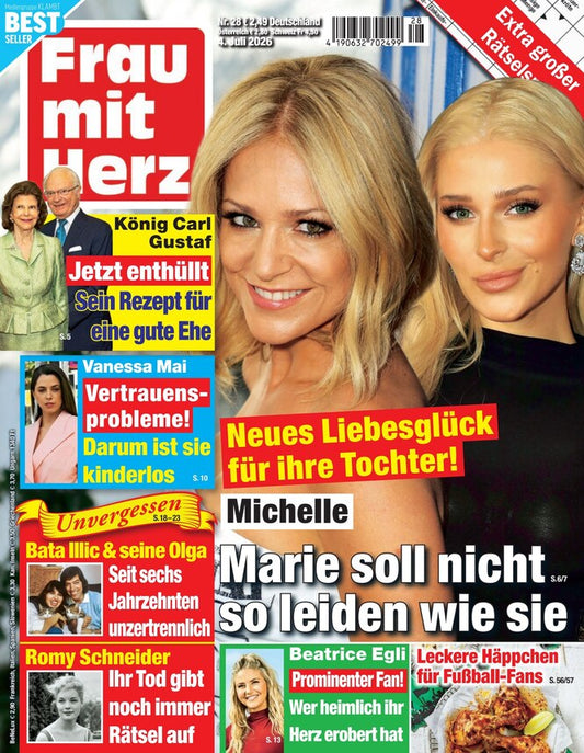 Frau mit Herz