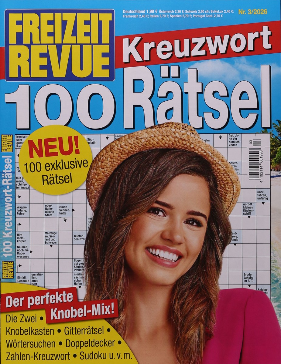 Freizeit Revue 100 Kreuzworträtsel