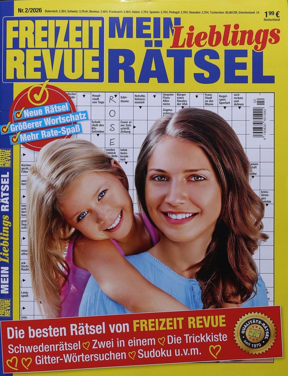 Freizeit Revue Mein Lieblingsrätsel