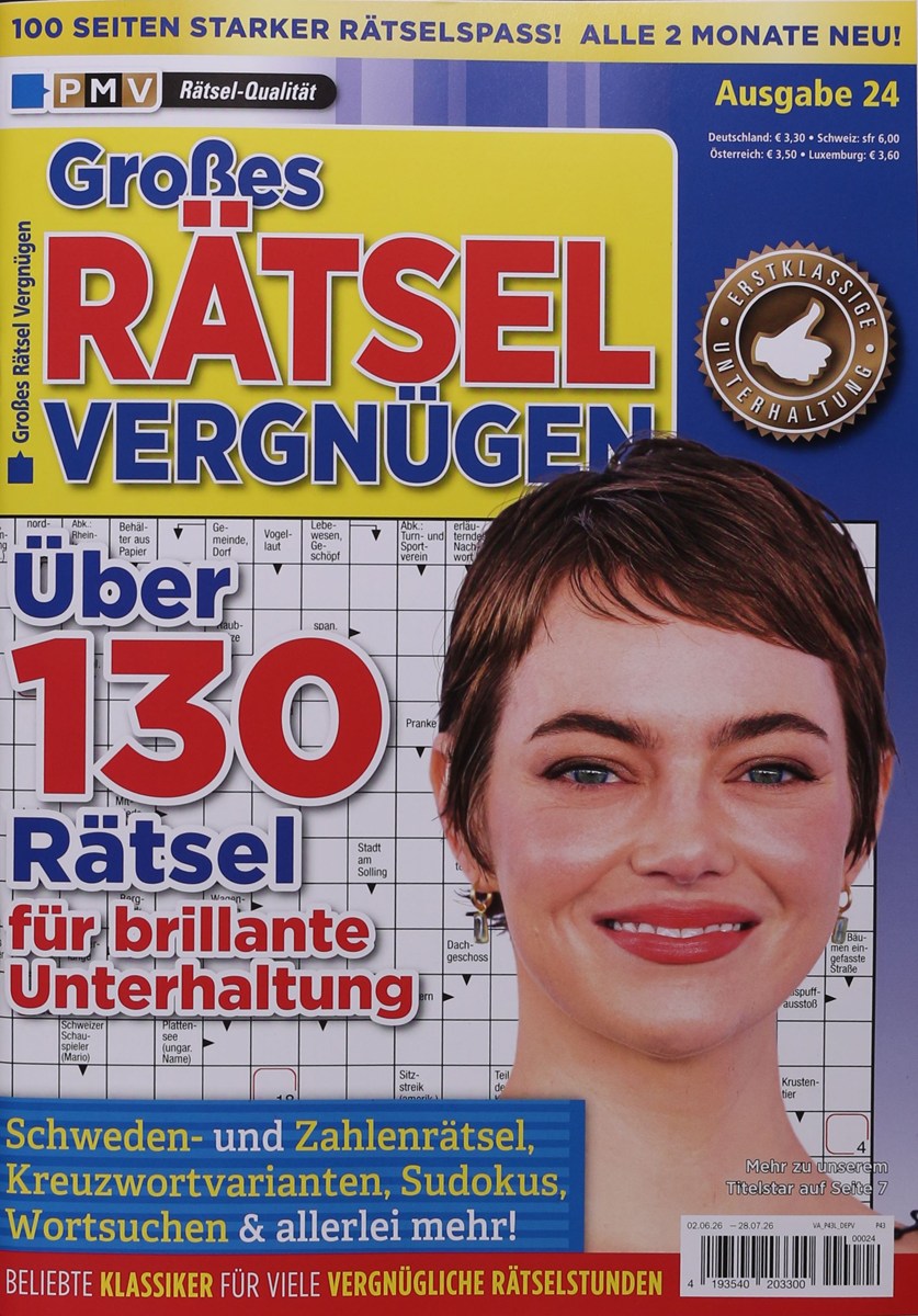 Großes Rätsel Vergnügen