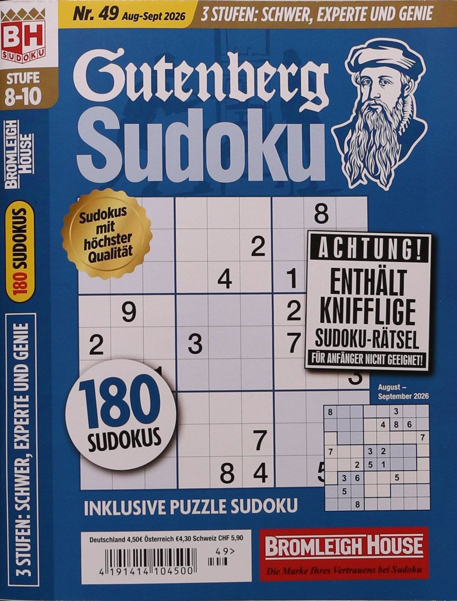 Gutenberg Sudoku