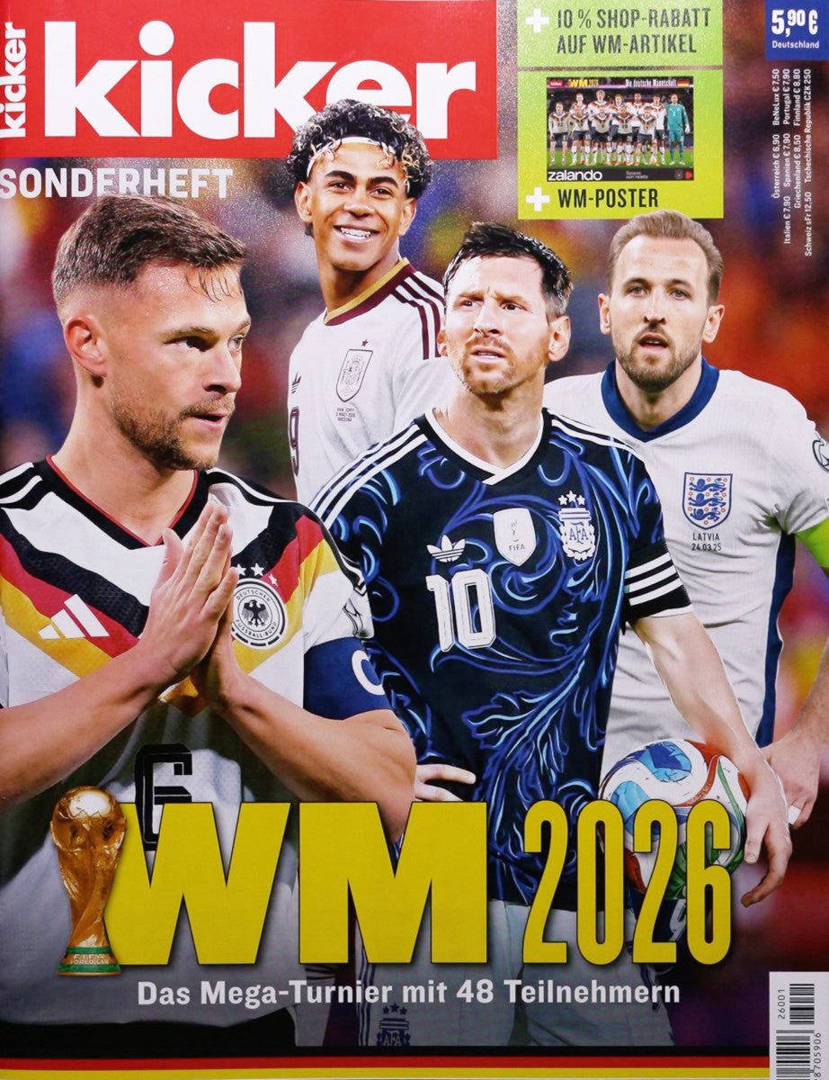 Kicker Sonderheft WM 2026