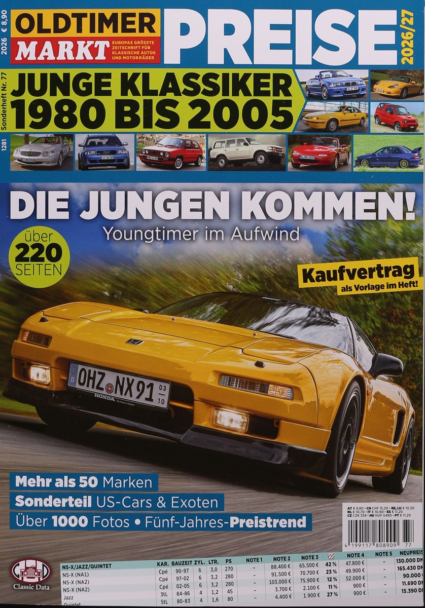 Oldtimer Markt Preise