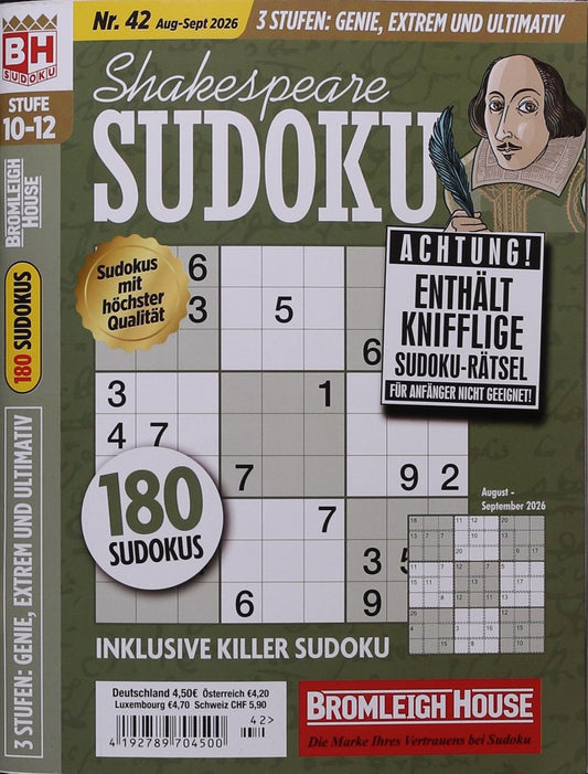 Shakespeare Sudoku
